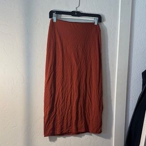 Forever 21 Rust Orange Pencil Skirt
